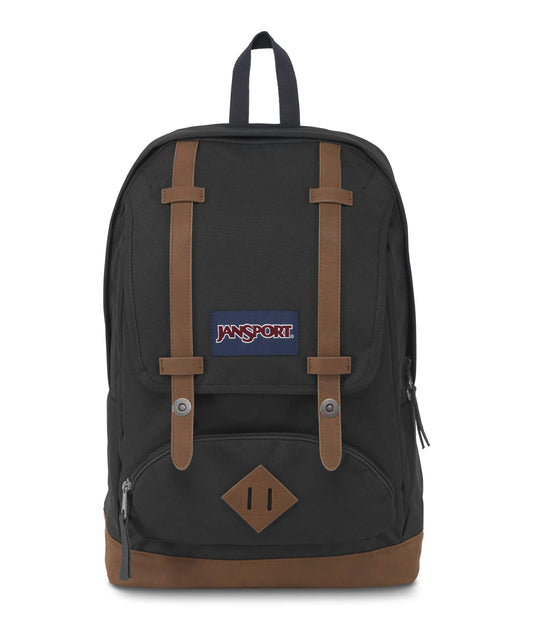 JanSport Cortlandt Laptop Backpack Navy 15” Laptop Sleeve-Synthetic Leather Shoulder Computer Bag with Large Compartment Padded Straps- Rucksack for Men Women