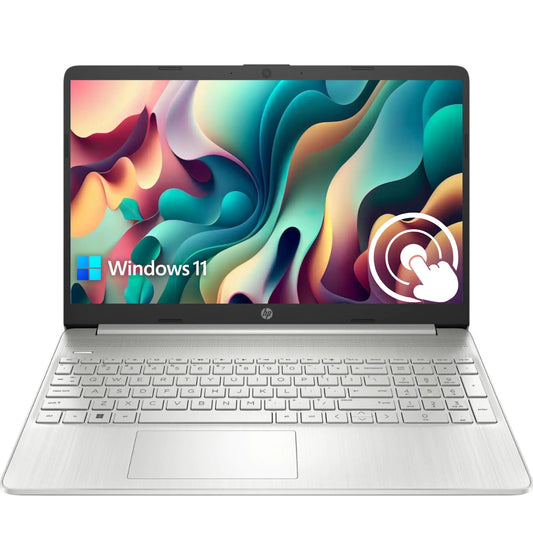 HP Pavilion 15.6"" HD Touchscreen Laptop 16GB RAM 1TB SSD Storage Intel Core Processor Type-C HDMI Windows 11 Home Silver (Renewed)